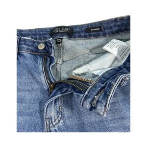 Judy Blue Women's 9/29 Distressed Fray Ankle Straight Jeans Style J888736